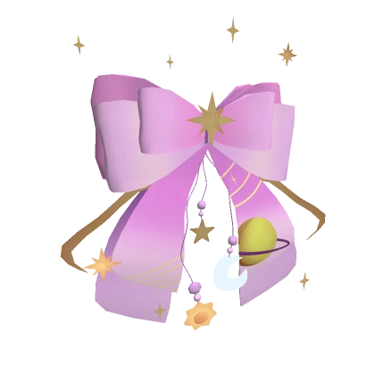 Pink Galaxic Bow