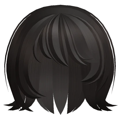 † wispy short fairy haircut dark brown