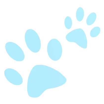 Kitty Paws Face Sticker