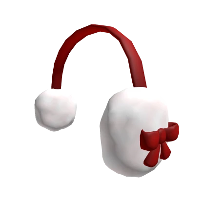 Red Cozy Winter Earmuffs