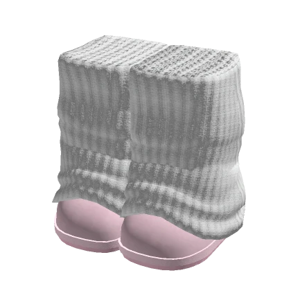 ♡ boots with leg warmers (pink)