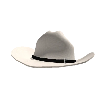 Sombrero Blanco De Lado