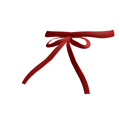 Red Christmas Neck Ribbon