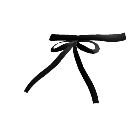 Black Christmas Neck Ribbon