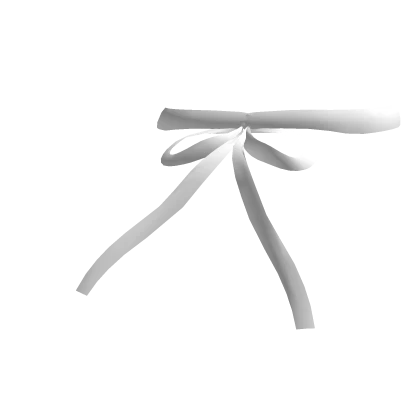White Christmas Neck Ribbon