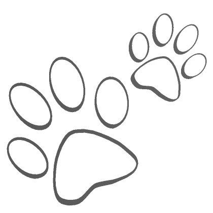 Kitty Paws Face Sticker