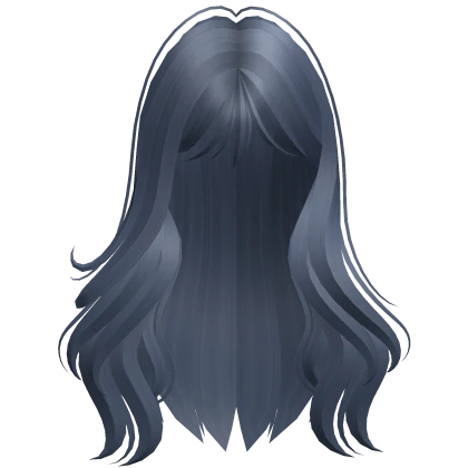 Long Natural Hairstyle (Dark Blue)