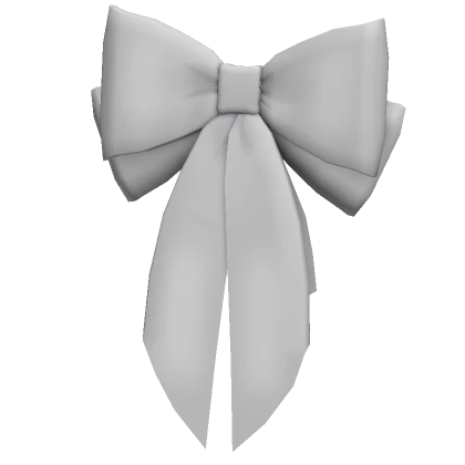 White Hair Bow