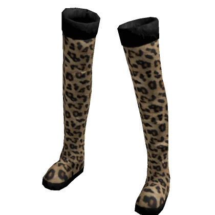 Fancy Leopard Boots ANimal Print