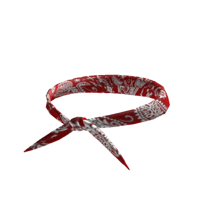 [Neck] Tied Red Bandana