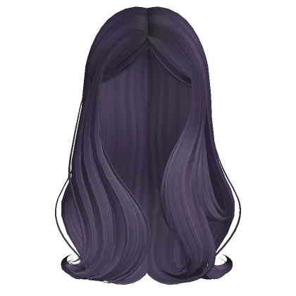 Long Dangerous Side Swept Hair (Dark Purple) 