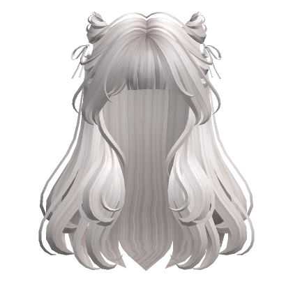 Adorable Half Up Buns(Silver)