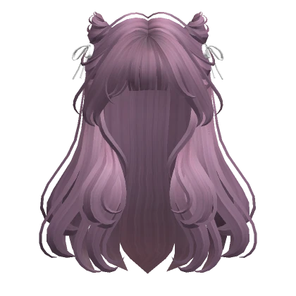 Adorable Half Up Buns(Purple2)