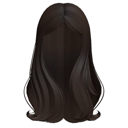 Long Dangerous Side Swept Hair (Dark Brown) 