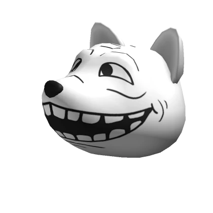 Funny Troll Dog Head