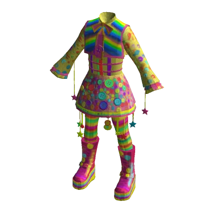 Neon Rainbow attire