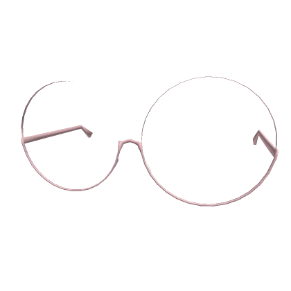 ɞ | pastel pink cute circle glasses