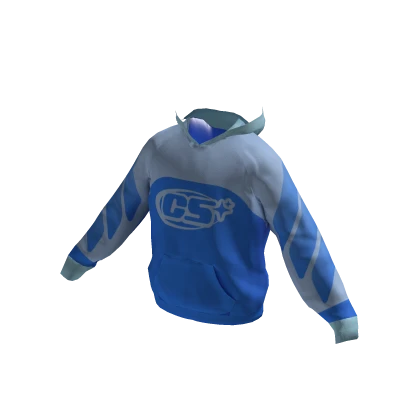 Blue Hoodie Y2K