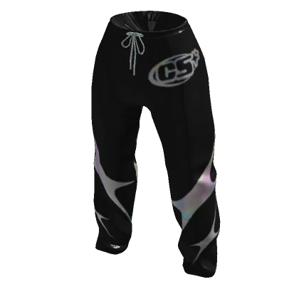 Holographic Sweatpants Y2K 