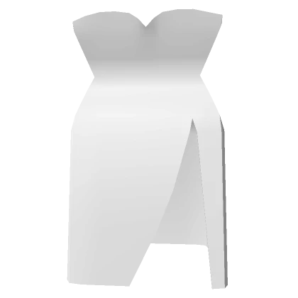 (1.0) R6 Girl White Dress with Slit