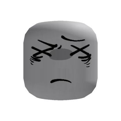 Dead Zombie Angry Face (Recolorable)