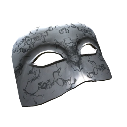 Silver Half mask of the Knight