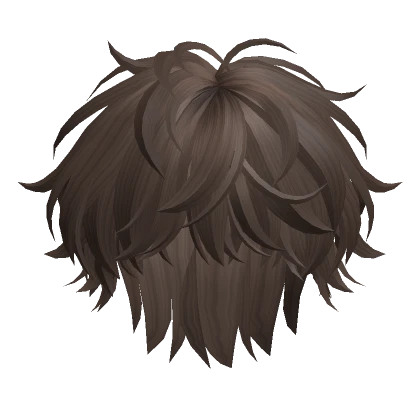 Fluffy Anime Boy Hair(Brown)