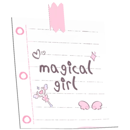 magical girl note ♡