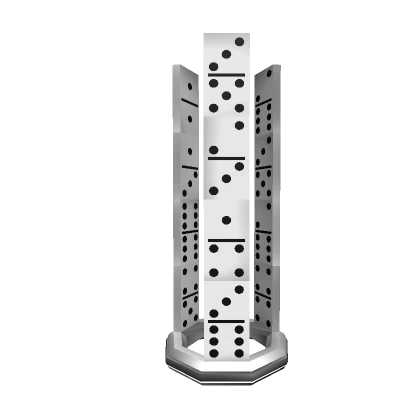 Tallest White Domino Tower