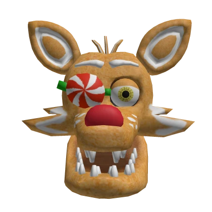 Fox Christmas Head