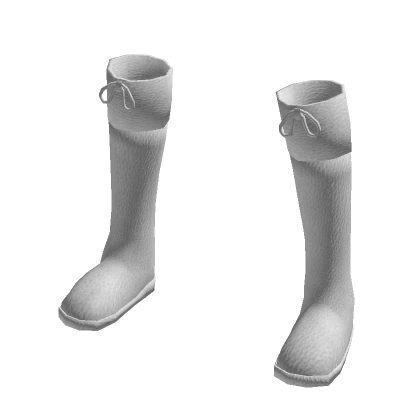 anime Boots wHITE