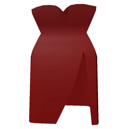 (1.0) R6 Girl Red Dress with Slit