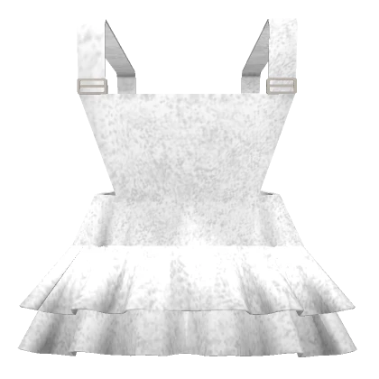 (1.0) R6 Girl Jumper Skirt White