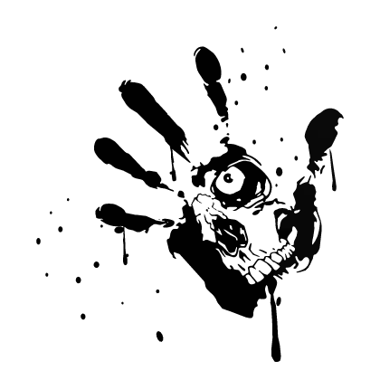 Halloween Hand Print