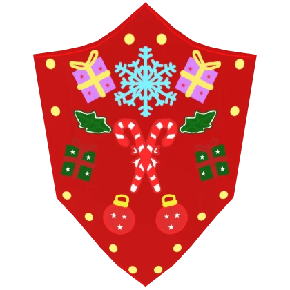 Red Christmas Shield