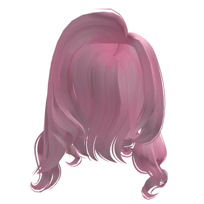 Elegant Curled Diva Hair in Pink