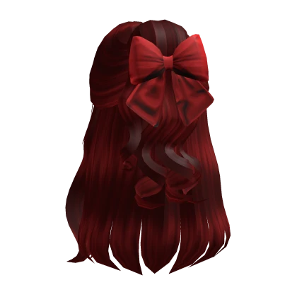 Christmas Doll Hair in Red