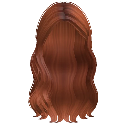 Long Wavy Lush Tucked Back Hair (Ginger)