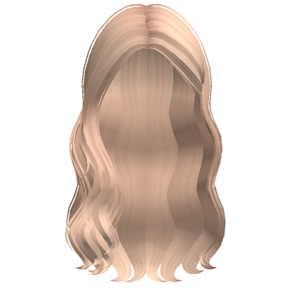 Long Wavy Lush Tucked Back Hair (Blonde)