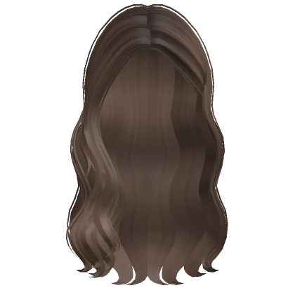 Long Wavy Lush Tucked Back Hair (Light Brown)