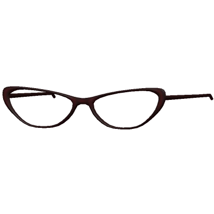 Cat Eye Glasses Red