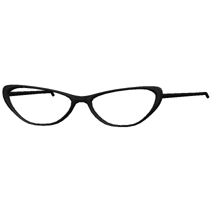 Cat Eye Glasses Black