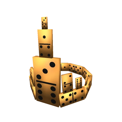 Orange Domino Crown