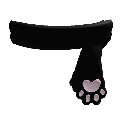 ♡ 3.0 Kawaii Paw Scarf ♡ Black