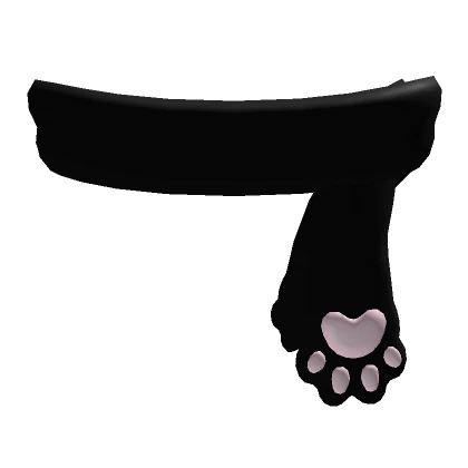 ♡ 1.0 Kawaii Paw Scarf ♡ Black