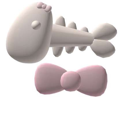 ୨♡୧ creepycute fish skeleton hair clip 