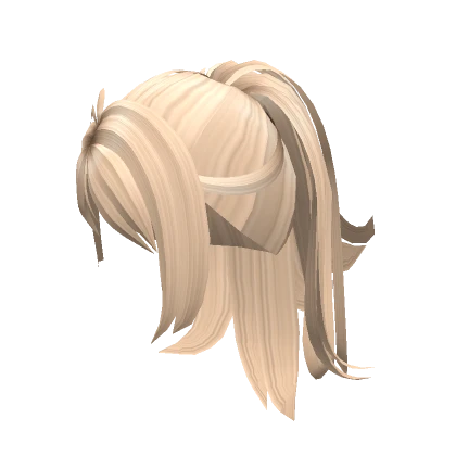 Platinum Blonde Ponytail