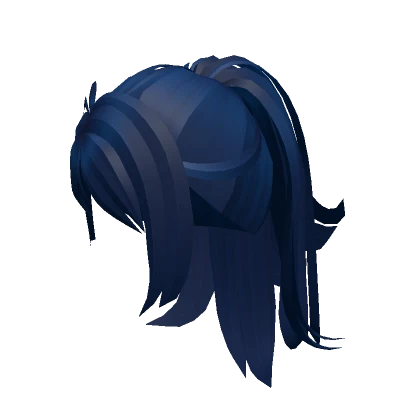 Dark Blue Ponytail