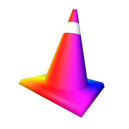 Rainbow Traffic Cone