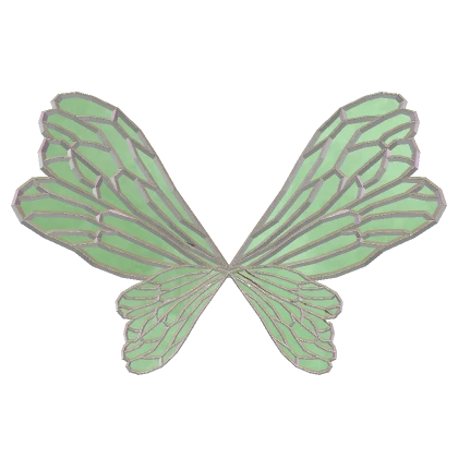 Pastel Green Fairy Wings